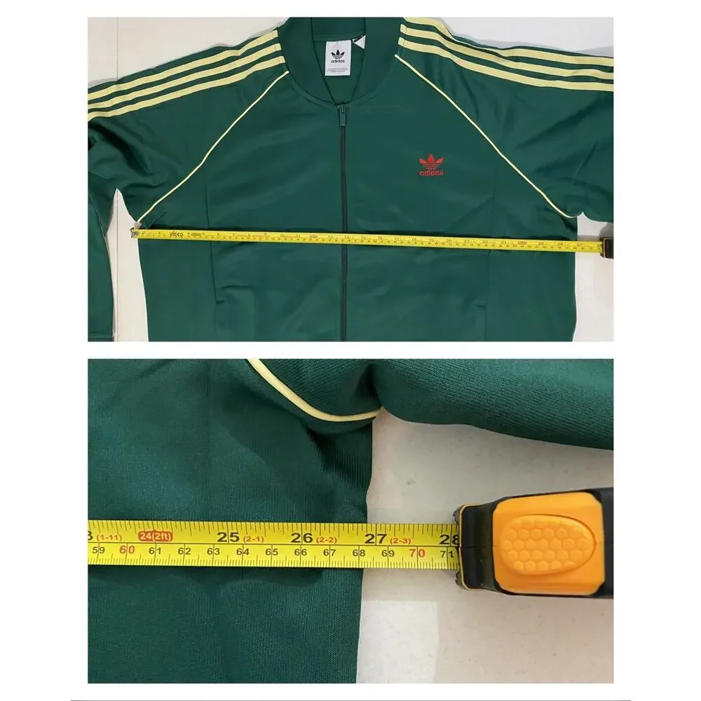 Adidas Originals Superstar Tracksuit Collegiate Green Powder Yellow Size 2XL
